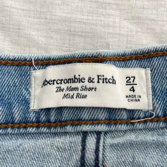 Abercrombie & Fitch Cut Off Jean Shorts Size 27 - Picture 5 of 7